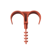 Скоба за монтаж на кабели Vidira и тръби двойна  15-18 мм, ф 8x40 мм, 80 бр./опак., VSSH 2 - product - 103 VDR 184