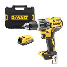 Акумулаторна ударна бормашина DeWALT    с 1 батерия без зарядно, 18 V, 1.7 Ah, 70 Nm, 0-550/0-2000 об./мин, 1.5-13 мм DCD796E1T