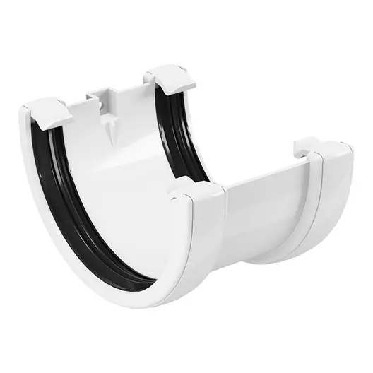 Съединител Devorex на улуци PVC  120 мм, бял, Classic 120