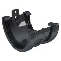 Съединител Devorex на улуци PVC  120 мм, графит, Classic 120