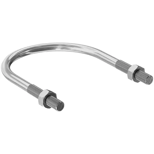 Скоба за монтаж на тръби Fischer U-образна  ф 131-140 мм, 5 ", M14x70, ETR