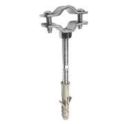 Скоба за монтаж на тръби Friulsider с двустранно захващане с дюбел  ф 29-34 мм, 1 , M8, CP - product - 104 PNC 088