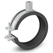 Скоба за монтаж на тръби Niczuk с гумено уплътнение и комбинирана гайка  26-28 мм, 3/4 , М8/М10, UPGSW-3/4 BK - product - 104 THA 224
