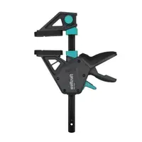 Бързодействаща стяга Wolfcraft с пластмасови челюсти  100x450 мм, Pro Max