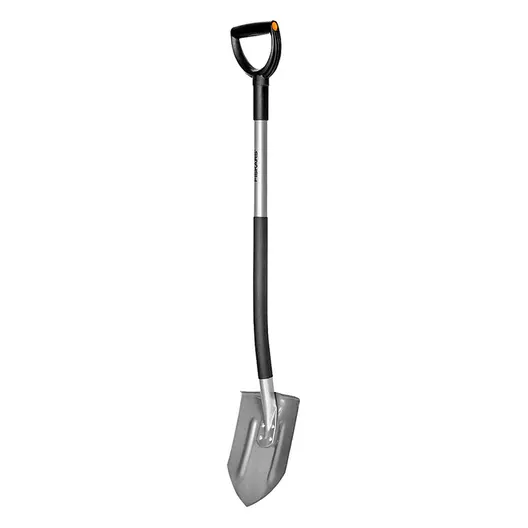 Земеделска лопата Fiskars с дръжка  заострена, 1250 мм