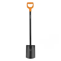 Земеделска лопата Fiskars с дръжка  заоблена, 1170 мм, Solid