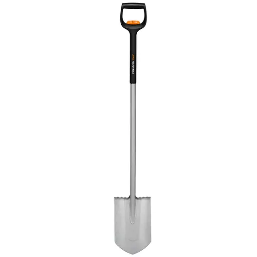 Земеделска лопата Fiskars с телескопична дръжка  заострена, 1108-1300 мм, Xact