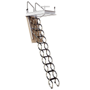 Стълба таванска JAP сгъваема с люк  1х10 бр., 2.2-3.2 м, 150 кг, 900х700 мм, Lusso - product - 108 JAP 286