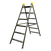 Стълба метална Eurostep двустранна домакинска  2x6 бр., 150 кг, 1.40 м, Lepus - product - 108 KRZ 118