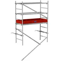 Скеле алуминиево Krause без колела  7 м, 1.5x0.6 м, 150 кг/м2, ClimTec 2