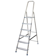 Стълба алуминиева Drabest едностранна домакинска  1x6 бр., 125 кг, 1.91 м, ALD - product - 108 MIP 126
