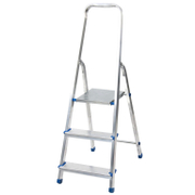 Стълба алуминиева Drabest едностранна домакинска  1x3 бр., 125 кг, 1.21 м, ALD - product - 108 MIP 123