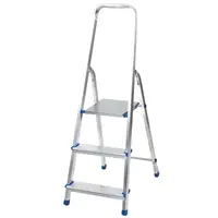 Стълба алуминиева Drabest едностранна домакинска  1x3 бр., 125 кг, 2.54 м, ALD