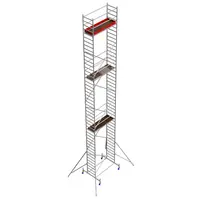 Скеле алуминиево Krause подвижно с колела  13.4 м, 2x0.75 м, 200 кг/м2, Stabilo 10