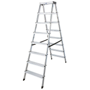 Стълба алуминиева Krause двустранна домакинска  2x8 бр., 150 кг, 1.85 м, Dopplo - product - 108 MIP 131