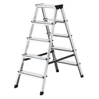 Стълба алуминиева Krause двустранна домакинска  2x5 бр., 150 кг, 2.65 м, Dopplo