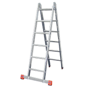 Стълба алуминиева Krause двураменна професионална  2x6 бр., 150 кг, 1.8 м, TriMatic - product - 108 MIP 171