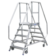 Стълба алуминиева Krause мобилна с платформа  2x5 бр., 150 кг, Stabilo Professional - product - 108 MIP 185