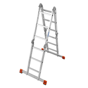 Стълба алуминиева Krause многофункционална сгъваема с платформа  4x3 бр., 150 кг, 3.55 м, MultiMatic - product - 108 MIP 190