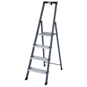 Стълба алуминиева Krause едностранна домакинска  1x4 бр., 150 кг, 1.6 м, SePRO S - product - 108 MIP 215