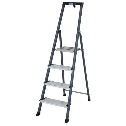 Стълба алуминиева Krause едностранна домакинска  1x4 бр., 150 кг, 2.85 м, SePRO S