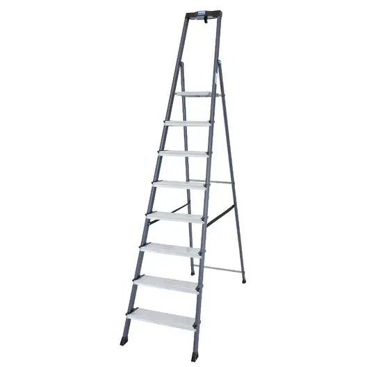 Стълба алуминиева Krause едностранна домакинска  1x8 бр., 150 кг, 3.7 м, SePRO S