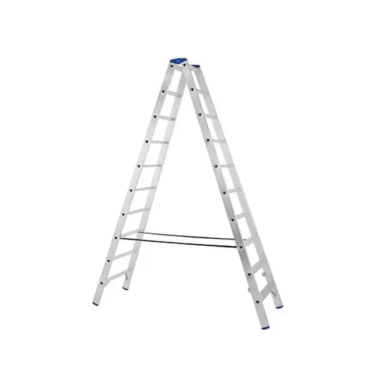 Стълба алуминиева STS двустранна домакинска  2x10 бр., 150 кг, 3.9 м, A04ANP/250