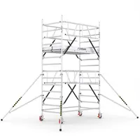 Скеле алуминиево Cagsan подвижно с колела  5.2 м, 2.4x1.2 м, 200 кг/м2, ProTUBE LN320_(240)