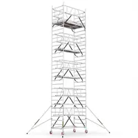 Скеле алуминиево Cagsan подвижно с колела  10.6 м, 2.4x1.2 м, 200 кг/м2, ProTUBE LN860_(240)
