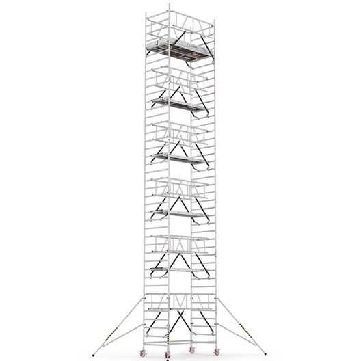 Скеле алуминиево Cagsan подвижно с колела  13.6 м, 2.4x1.2 м, 200 кг/м2, ProTUBE LN1160_(240)