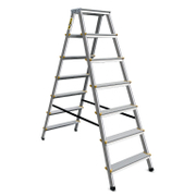 Стълба алуминиева Drabest двустранна домакинска  2x7 бр., 125 кг, 1.59 м, DD - product - 108 MIT 105