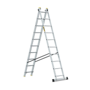 Стълба алуминиева Drabest двураменна професионална  2x10 бр., 150 кг, 2.72 м, DW2 PRO - product - 108 MIT 111