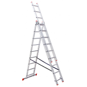 Стълба алуминиева STS трираменна професионална  3x9 бр., 2.55 м, 150 кг - product - 108 MIT 309