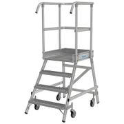 Стълба алуминиева Krause мобилна с платформа  1x4 бр., Stabilo Professional - product - 108 MIT 300