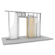 Система Knauf за плъзгащи се врати за вграждане 2125x2700 мм, Pocket Kit Uberhoch - product - 108 UNG 177