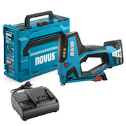 Такер Novus акумулаторен за гвоздеи и скоби  с 1 батерия и зарядно, 18 V, 2 Ah, тип J, 16 мм, тип D53F, тип G11, 6-14 мм, J-551 - product - 109 SNL 104