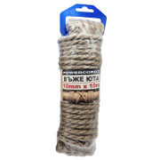 Въже текстилно Powercord от юта плетено декоративно ф 10 мм - product - 110 DMX 247