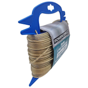 Въже стоманено Powercord с прозрачно PVC покритие за простор  ф 3 мм, ф 0.8 мм, 20 м, прозрачно, 40 кг - product - 110 KNK 308