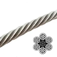 Въже стоманено QD Rigging China поцинковано  ф 8 мм, 6х19, 700 кг