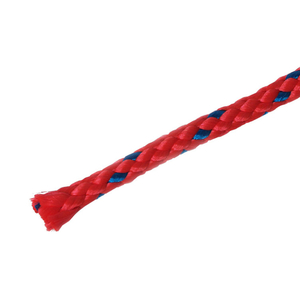 Въже Vormann синтетично плетено 8 жила, ф 6 мм, 480 кг, червено и синьо