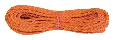 Въже синтетично Vormann от полипропилен усукано  ф 10 мм, 180 кг, оранжево - product - 110 PSD 186
