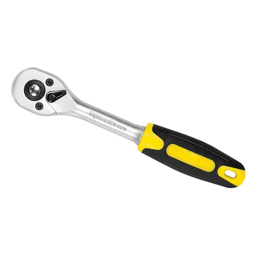 Тресчотка Topmaster реверсивна, с палец  1/4", 155 мм