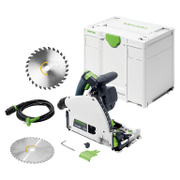 Ръчен потапящ се циркуляр Festool електрически  1500 W, ф 168 мм, 3000-6800 об./мин, TS 60 K-Plus Master Edition - product - 112 FST 223