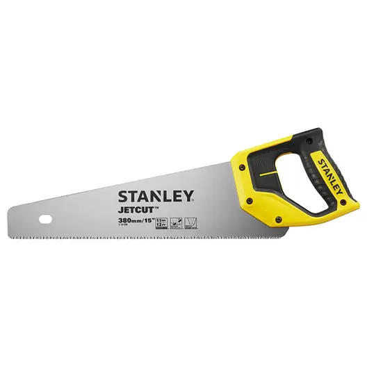 Дърводелски трион Stanley със закалени зъби  380 мм, 11 TPI, 2-15-594