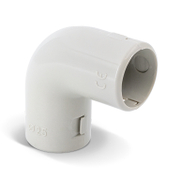 Коляно Gaestopas PVC-U разглобяемо за защита на проводници  ф 20 мм, сиво, 236 - product - 117 DTZ 074