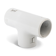 Тройник PVC-U Gaestopas разглобяем за защита на проводници  ф 16 мм, сив, 237 - product - 117 DTZ 077
