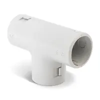 Тройник PVC-U Gaestopas разглобяем за защита на проводници  ф 25 мм, сив, 237