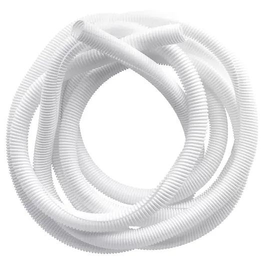 Тръба Gofra електроизолационна HDPE гофрирана  ф 23 мм, бяла