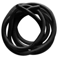 Тръба Gofra електроизолационна HDPE гофрирана  ф 16 мм, черен, KDN 320N