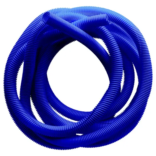 Тръба BG електроизолационна HDPE гофрирана  ф 19 мм, 50 м, синя